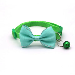 Pet Collars New Pet Bow Bell Collars Cute Cat Collars Pet Supplies Multicolor Adjustable Pet Dressing Tool Pet Accessories