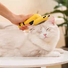 Self Cleaning Pet Grooming Brush Cute Bee Brush for Shedding Slicker Dogs Cats Soft Comb