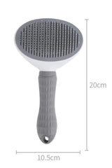 Automatic cleaning pet brush cat dog feather collector comb