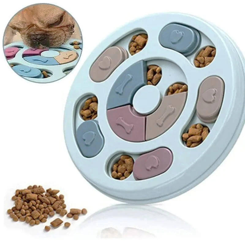 Pet Feeder Dog Educational Training Toys Increase Puppy Intellectual Food Dispenser Dogs Interactive Educational Feeding Toys