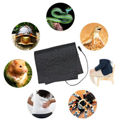 USB Pet Heating Pad Terrarium Reptile Heat Mat 3 Gear Electric Blanket Heater Adjustable Portable Reptile Heating Pad