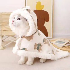 Plush Cloaks for Pets, Dog Clothes, Cat Blanket, Cat Blanket, Warm, Autumn and Winter