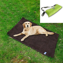 Multi-function folding portable dog outdoor blanket folding pet blanket pad cat carrier bag