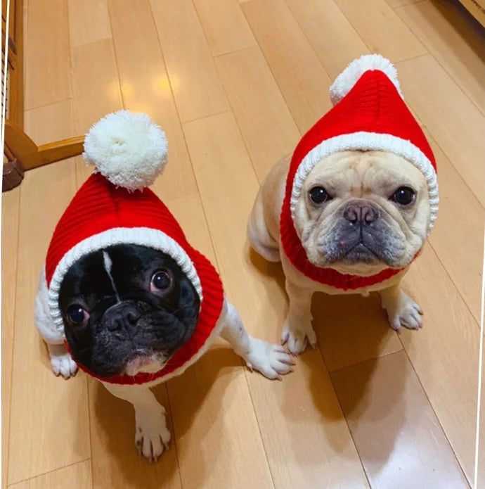 Pet Hat Winter Warm Headgear Pet Christmas Hat Funny Costume Pet Accessories for Small Medium Large Dogs Dress Up Dog Supplies