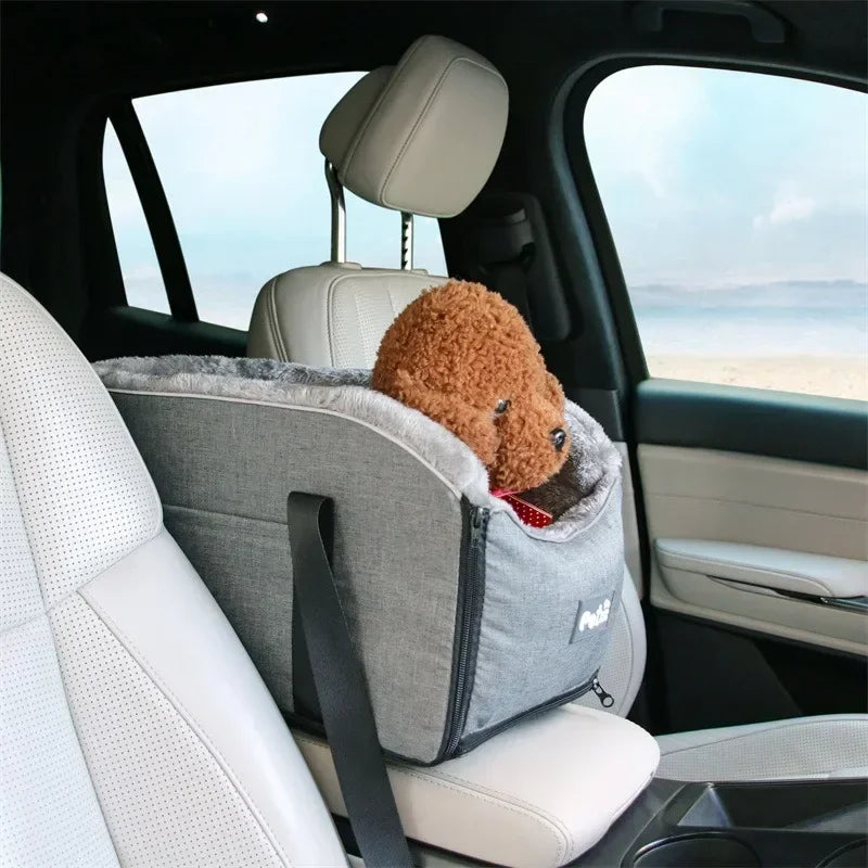 Portable Car Safety Pet Seat for Small Dogs and Cats, Travel Central Control, Transport Dog Carrier, Bag Protector