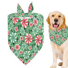 Christmas Dog Bandanas Dog Triangle Scarf Bib Pet Cat And Dog Decorative Triangle Scarf Pet Costume Accessories For Small Medium