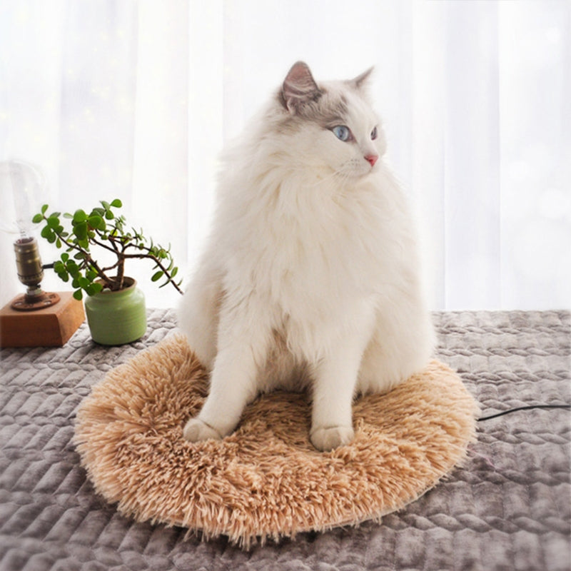 6W 5V 2A USB Pet Electric Blanket Plush Pad Blanket for CAT Electric Heated Pad Anti-scratch Dog Heating Mat Sleeping Bed