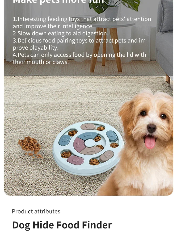 Pet Feeder Dog Educational Training Toys Increase Puppy Intellectual Food Dispenser Dogs Interactive Educational Feeding Toys