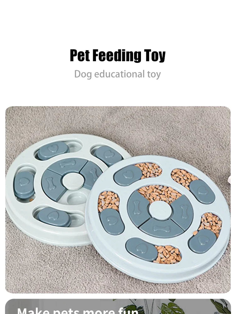 Pet Feeder Dog Educational Training Toys Increase Puppy Intellectual Food Dispenser Dogs Interactive Educational Feeding Toys