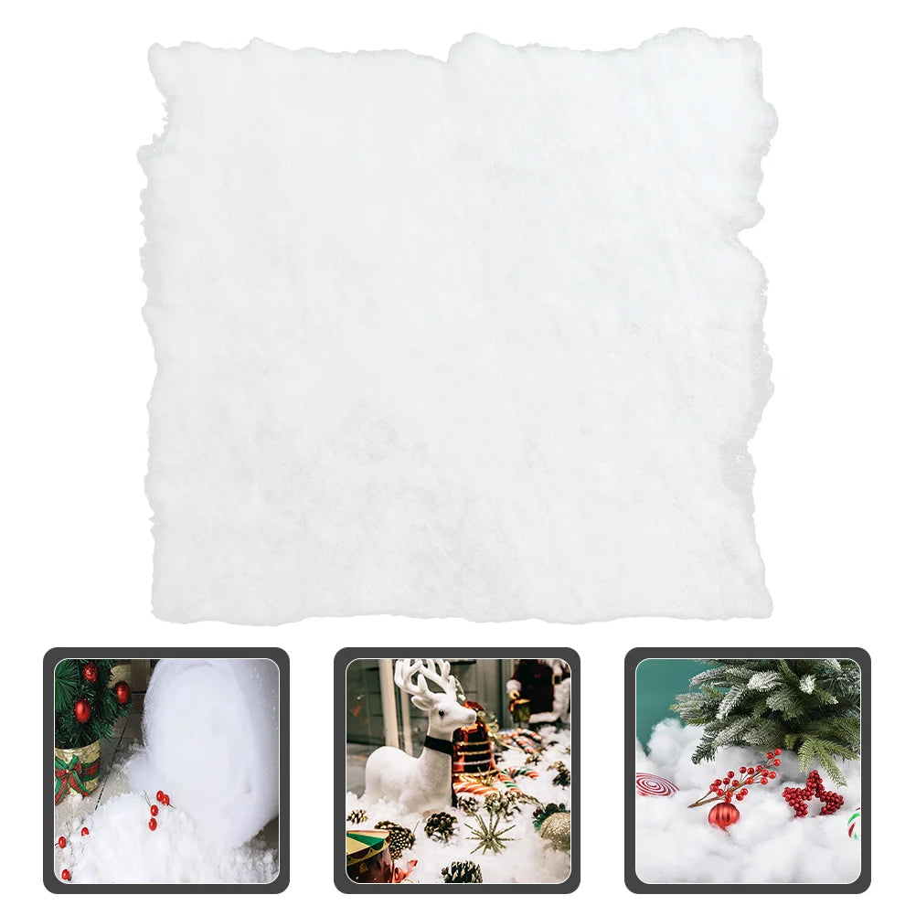 Snow Blanket Christmas Decoration Village Display Prop Artificial for Crafts The Pet