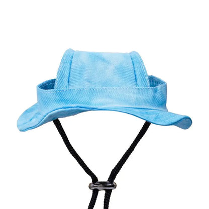 BOOTEELY Hot Selling Summer Pet Sun hat Comfortable and Breathable Pet Bucker Hat for Dog