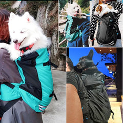 Fashion Waterproof Dog Travel Backpack Thickened Widened Straps Pet Carrier Bags To Be Cozy Eazy for Medium Dogs Corgi