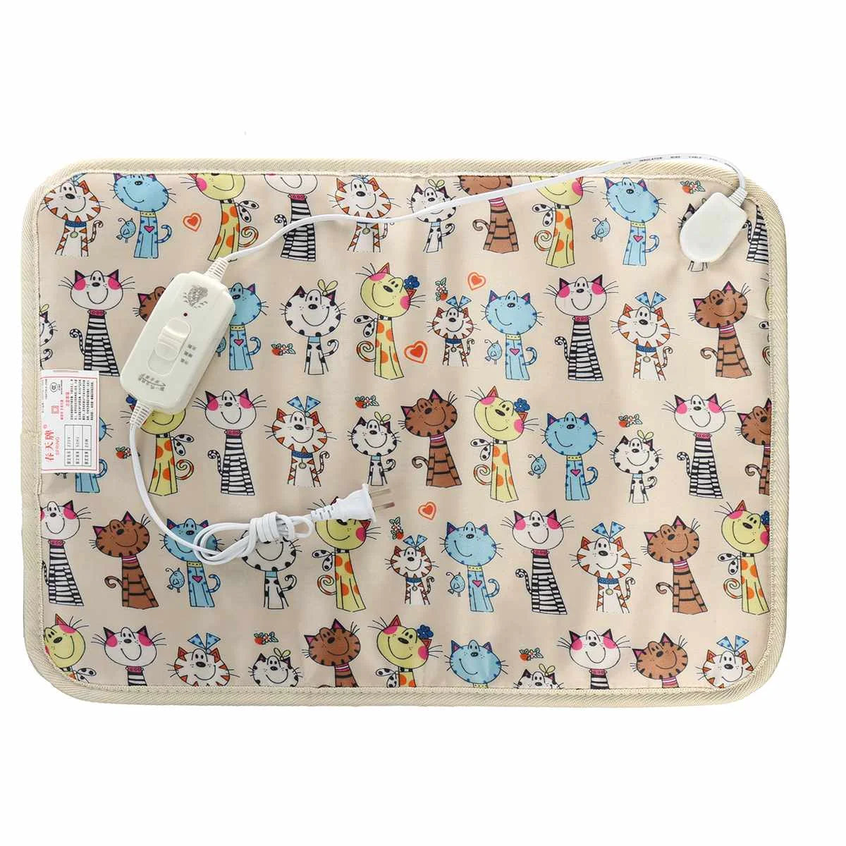 Class 3 Pet Dog Cat Waterproof Electric Heating Pad Body Winter Warmer Mat Bed Blanket Animals Bed Heater Heat Pad  Heated Blank